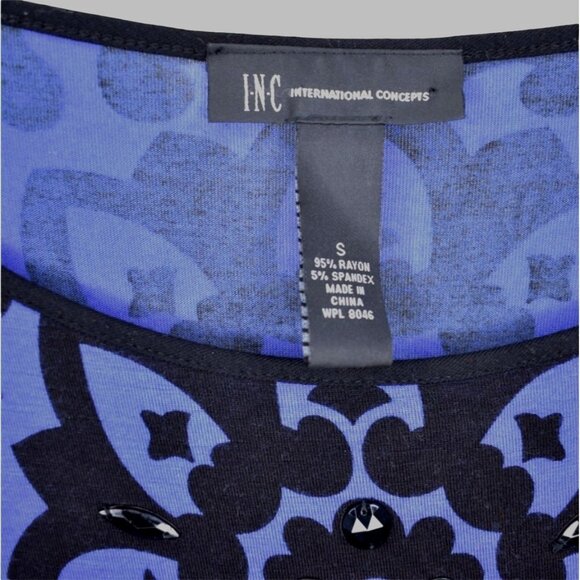 INC INTERNATIONAL CONCEPT bell‎ sleeves tunic top - Picture 5 of 6